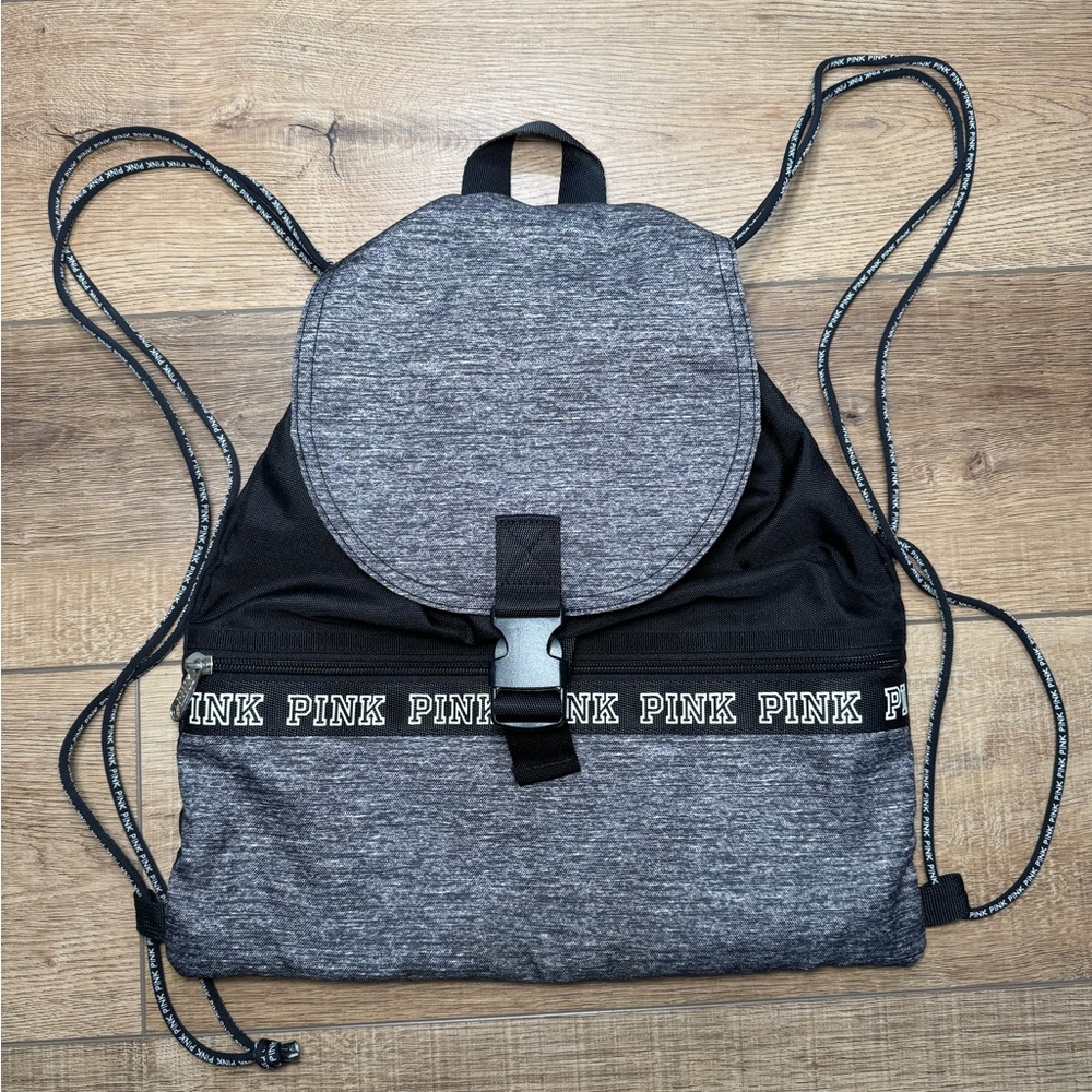 PINK Victoria's Secret Charcoal Backpack